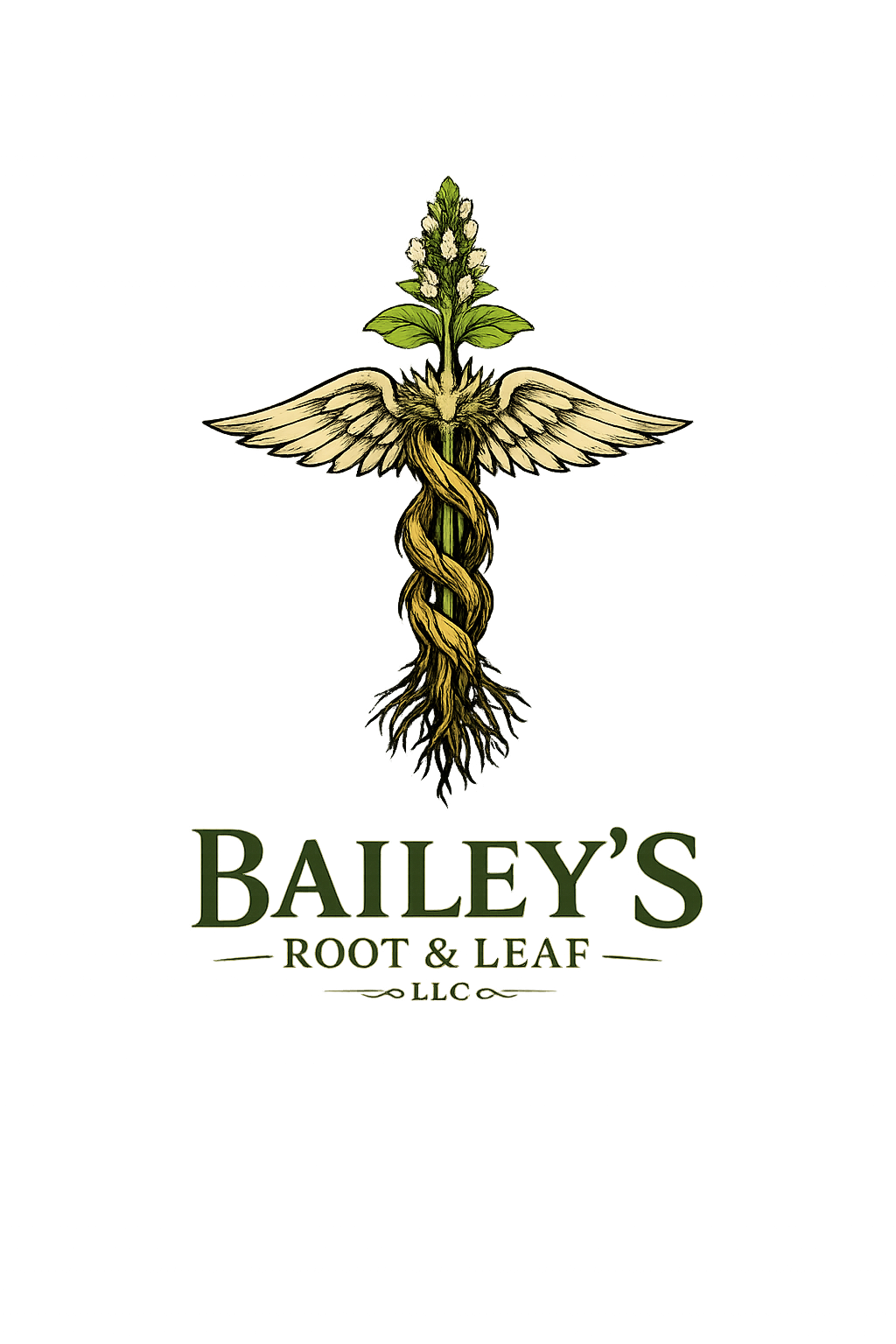 Bailey’s Root & Leaf Logo